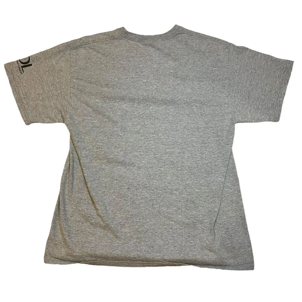 No Place For Hate Anti Defamation Leauge T-Shirt Size Large Grey Short Sleeve - Picture 2 of 7